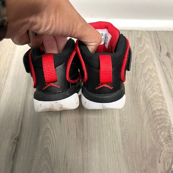 Jordan Sneakers Baby 5C Pro Strong Black with Red Trim - Picture 3 of 7